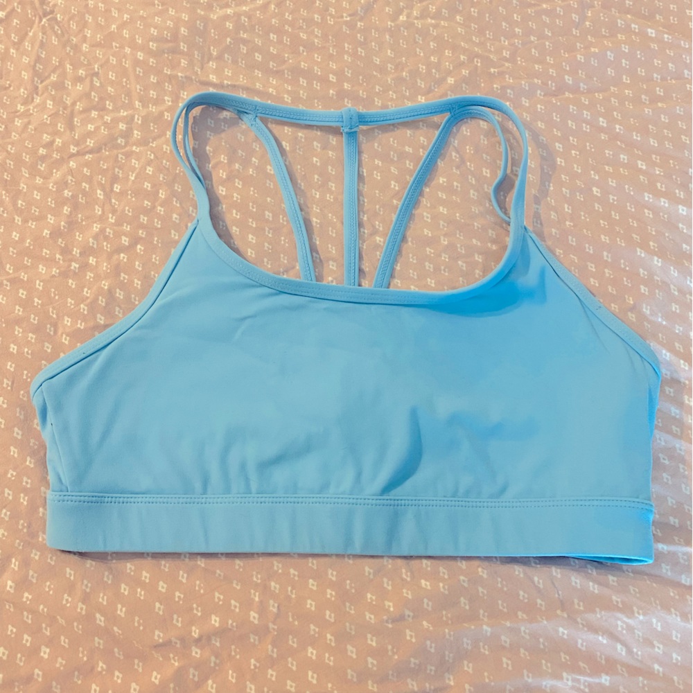 Light Blue Sports Bra